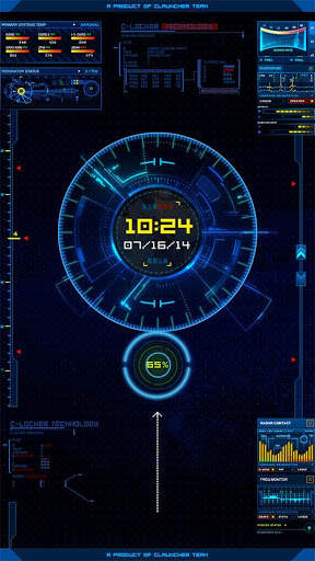 Pop Locker Technology Theme screenshot 3