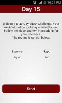 30 Day Squat Challenge screenshot 3