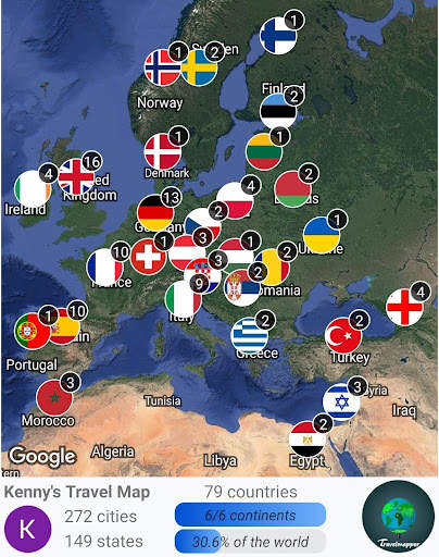Travel Mapper: Where I've Been screenshot 10