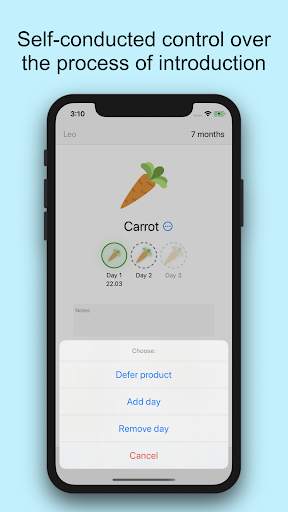 FeedYou: complementary feeding screenshot 3