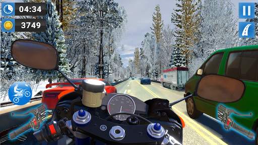 Highway Bike Riders Game 2019 : Mote Traffic Race screenshot 1
