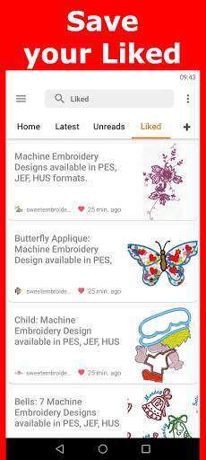Free Embroidery Designs in PES, JEF, HUS formats screenshot 7
