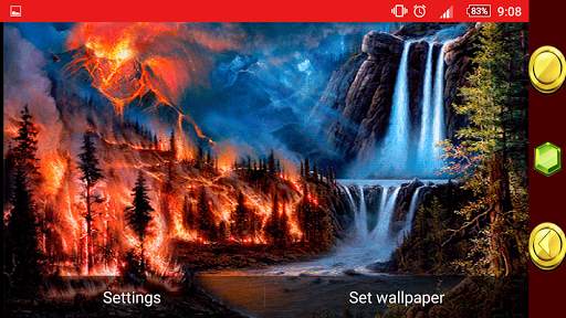 Fire And Ice Live Wallpaper screenshot 9