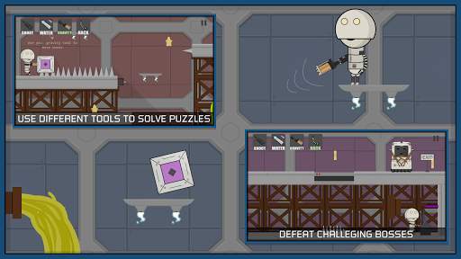 Robot Game 🤖 Puzzle Platformer Game screenshot 1