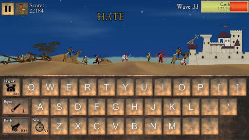 Type Defense - Typing and Writing Game screenshot 2