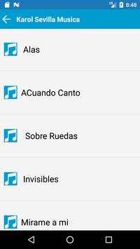 Karol Sevilla Musica y Letra screenshot 1