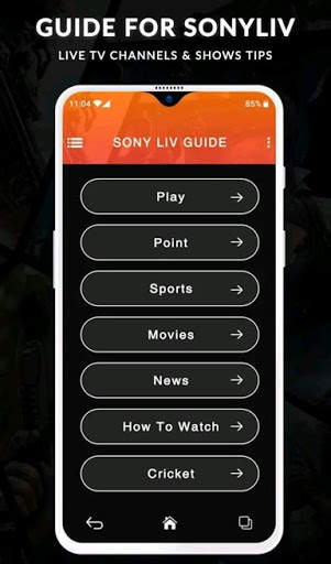 SonyLiv - Live TV Shows & Movies Guide screenshot 1