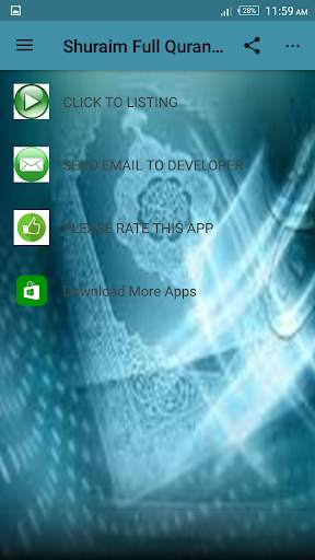 Sheikh Shuraim Full Quran Offline mp3 screenshot 2