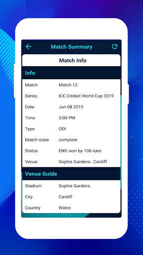 Live Cricket Scores screenshot 5