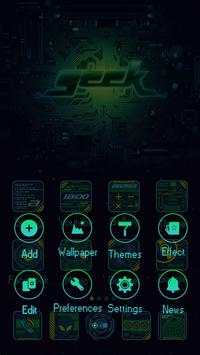 Geek GO Launcher Theme screenshot 4