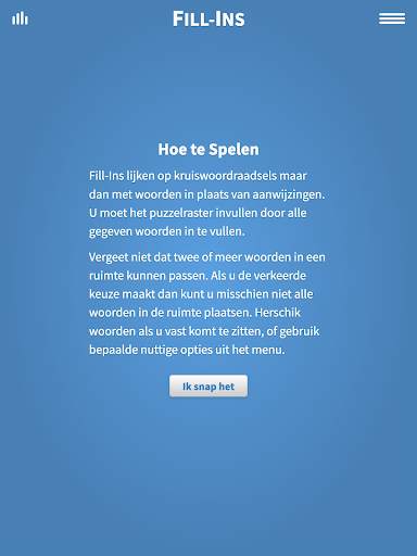 Fill-Ins · Paspuzzels screenshot 10