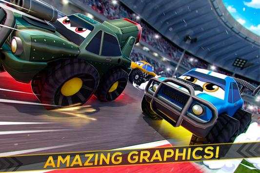 Cartoon Crash Cars Racing screenshot 2