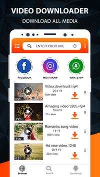 Free video downloader app - save from net screenshot 1