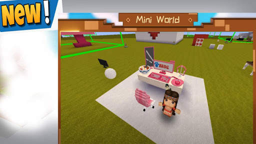 New Mini World Block Art Lock Screen HD Wallpapers screenshot 1