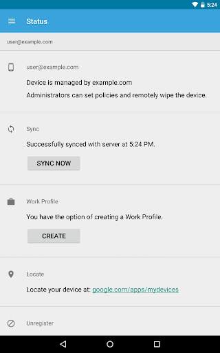 Google Apps Device Policy screenshot 10