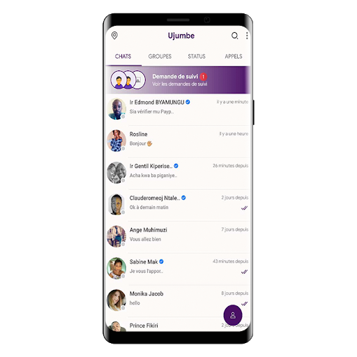 Ujumbe Messenger screenshot 3