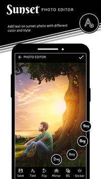 Sunset Photo Editor App 4 تصوير الشاشة