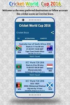 Cricket World Cup 2016 screenshot 3