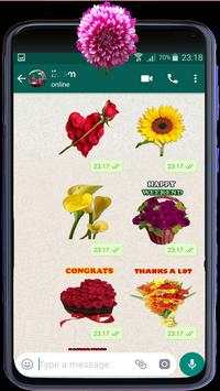 Blumen Sticker 2020 für WhatsApp - WAStickerApps screenshot 8