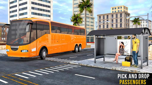bus wisata petualangan: Game Mengemudi 2019 screenshot 1