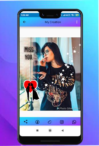 Photo Editor With Glitter Effects 7 تصوير الشاشة