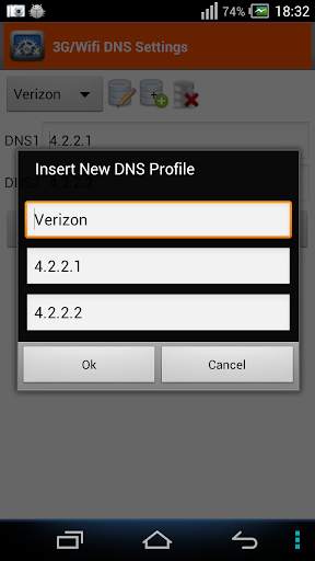3G/4G/Wifi DNS Settings screenshot 4