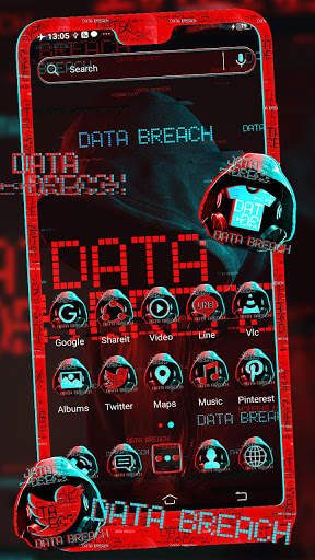 Dark Hacker Launcher Theme screenshot 1
