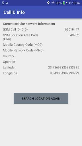Mobile Tower Cell-ID Info screenshot 3