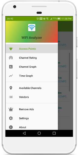 WiFi Analyzer screenshot 2