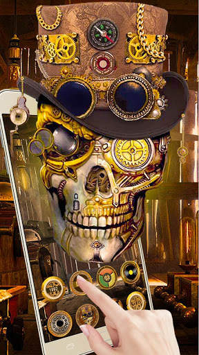 Metal Skull Head Themes Live Wallpapers screenshot 2