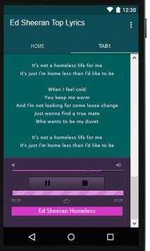 Ed Sheeran Music player screenshot 4