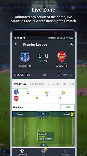 777score - Live Soccer Scores, screenshot 1