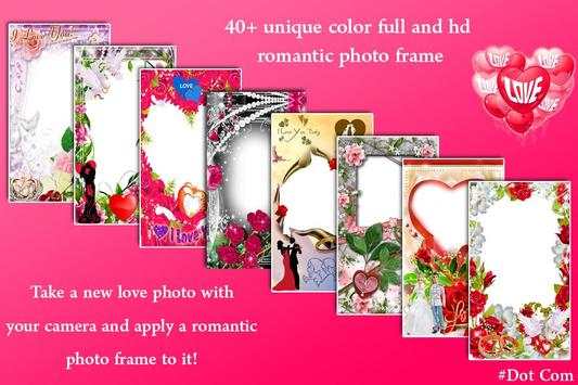 Romantic Love Photo Frame screenshot 1