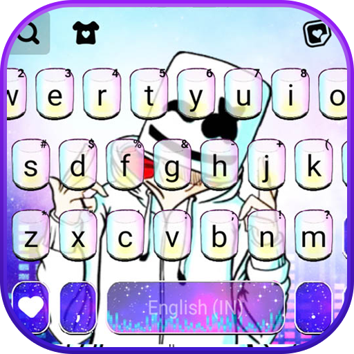 Club Doodle DJ Keyboard Background icon