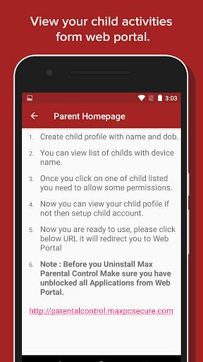 Max Parental Control screenshot 4