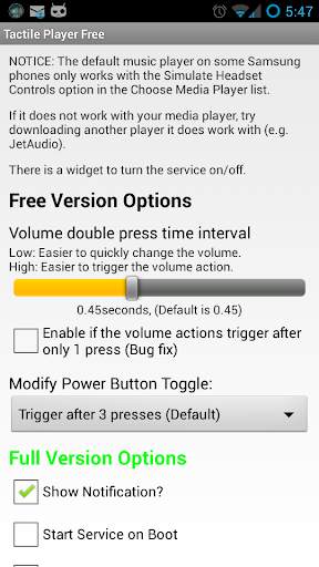 Tactile Player Free screenshot 2
