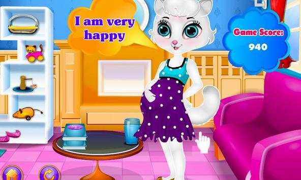 Pregnant Catty Cleaning Room screenshot 6