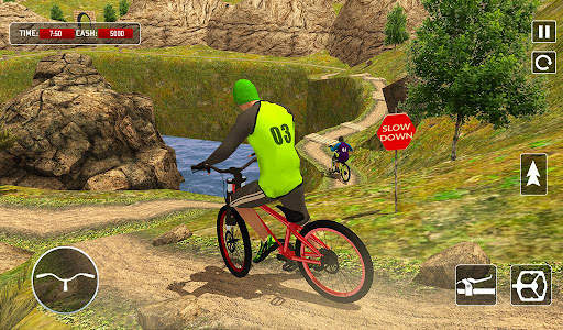 BMX Offroad Bicycle Rider Game screenshot 4