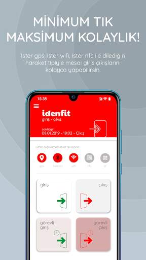 idenfit - zaman & izin screenshot 3