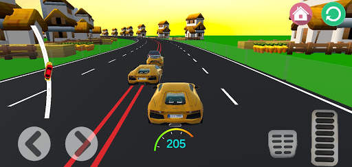 Toon Highway Car Racing 3d screenshot 6