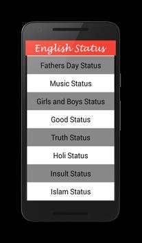 English Status screenshot 10