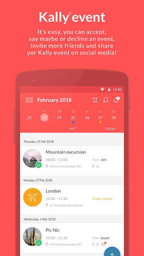 Kally The Social Calendar screenshot 4
