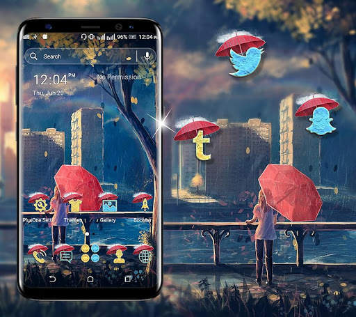 Rainy Days Launcher Theme screenshot 3