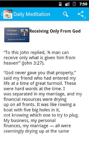Daily Meditation Android App screenshot 2