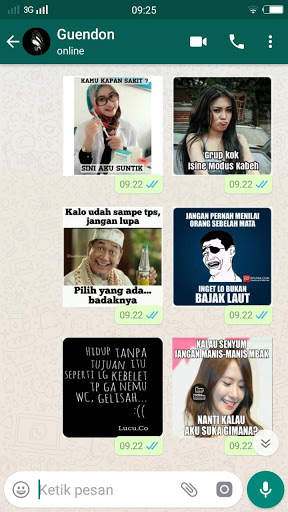 Wa Sticker Meme Lucu WaStickersApps screenshot 2