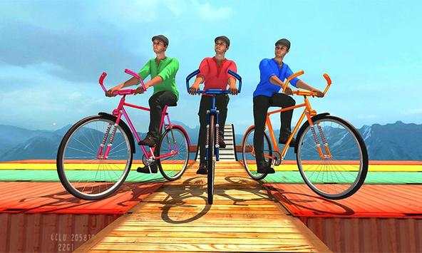 Impossible Bicyle Racing Stunts Tracks 3D screenshot 5