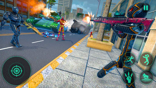 Flying Stickman Rope Hero Game screenshot 1