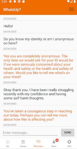 WhatsUp? screenshot 1