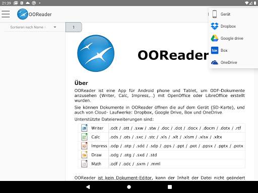 OOReader screenshot 10
