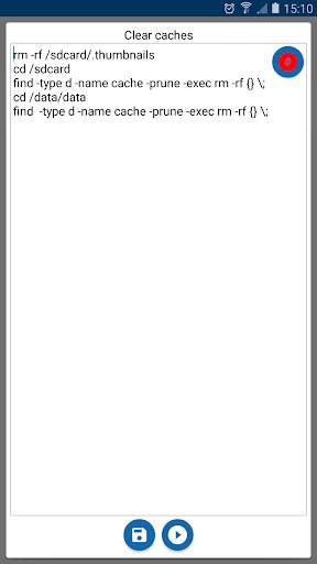 SH Script Runner screenshot 2